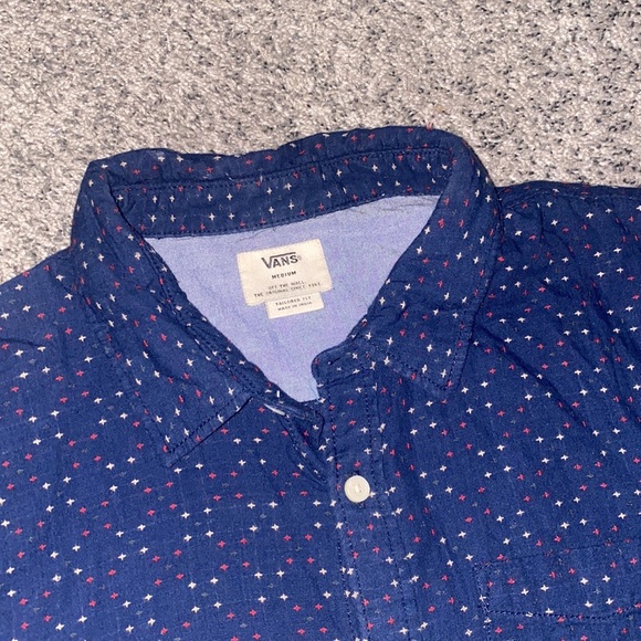 Vans Short Sleeve Button Down - Medium - Picture 2 of 2